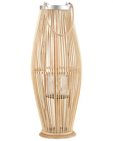 Linterna TAHITI Bambú 72 cm Natural - Accesorios decorativos