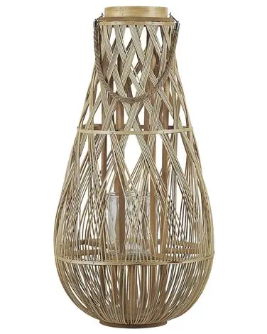 Linterna TONGA Bambú 77 cm Natural - Accesorios decorativos