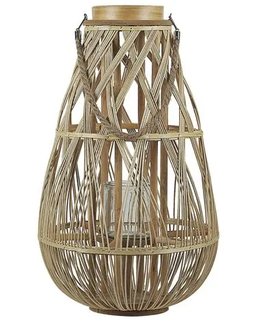 Linterna TONGA Bambú 56 cm Natural - Accesorios decorativos
