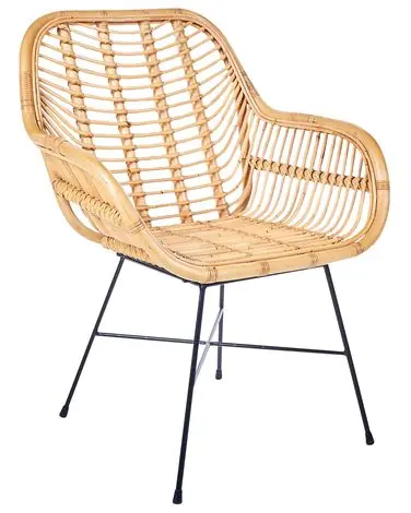 Silla de comedor CANORA Ratán Natural