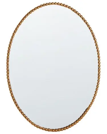 Wall Mirror OUVEA 57 cm 79 cm Metal Gold - Home Accessories