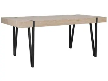 Mesa de comedor ADENA Marrón claro 180 cm 90 cm