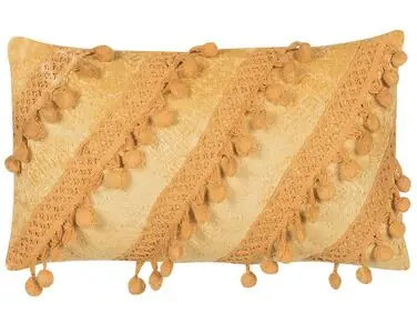 Cojín decorativo AYROOR 30 x 50 cm Mostaza Patrón geométrico - Accesorios decorativos
