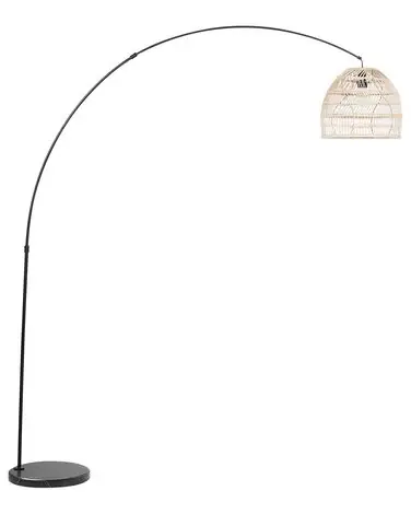 Lámpara de pie GUAVIARE Ratán Beige - Accesorios decorativos