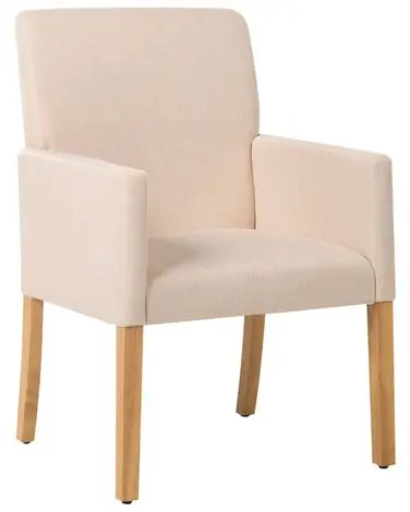 Silla de comedor ROCKEFELLER Tela Beige