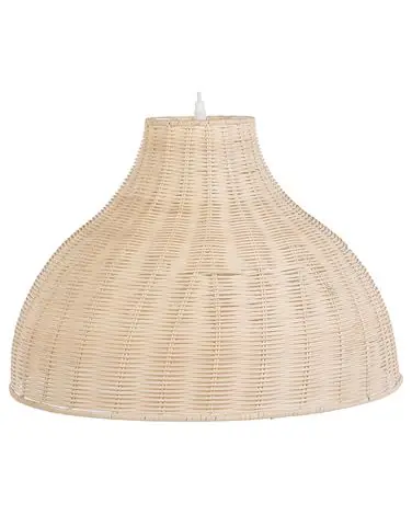 Lámpara colgante MILLIAN Ratán Marrón claro - Accesorios decorativos