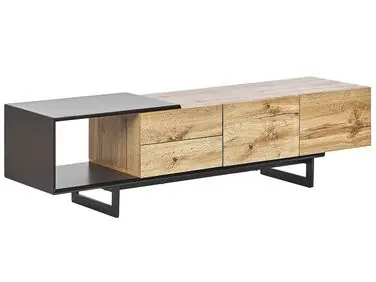TV Stand FIORA Brown/ Black - Living Room