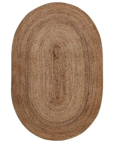 Alfombra DEMIRCI Beige 100 x 150 cm Yute - Accesorios decorativos