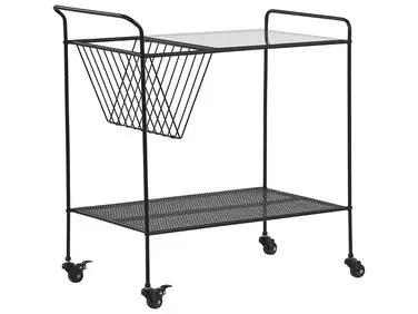 Carrito de cocina ALAMO Metal Negro - Comedor