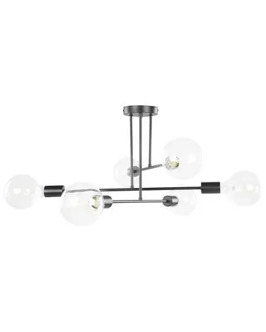 Ceiling Lamp KIDANE Metal Black - Home Accessories