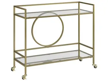 Carrito de cocina KERRY Metal Dorado - Comedor