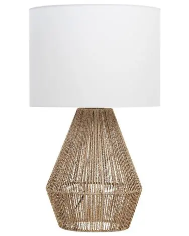 Lámpara de mesa MALEWA Cuerda de papel Natural - Accesorios decorativos