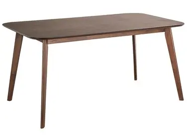 Mesa de comedor EPHRATA Caoba oscura 150 cm 90 cm