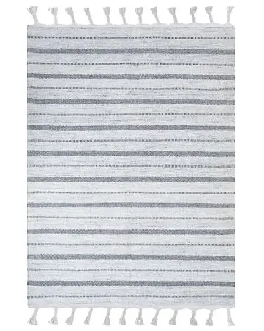 Alfombra BADEMLI Blanco crema 160 x 230 cm - Accesorios decorativos