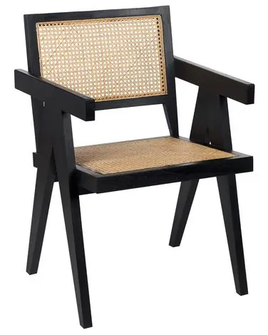 Silla de comedor WESTBROOK Caoba Negro