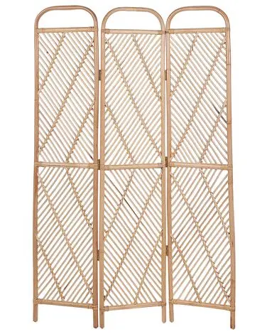 Separador de ambientes de 3 paneles COSENZA Marrón claro 106 cm 180 cm - Accesorios decorativos