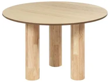 Mesa de comedor ORIN Fresno claro 120 cm 120 cm