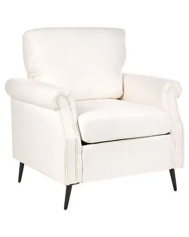 Armchair VIETAS Fabric White - Living Room