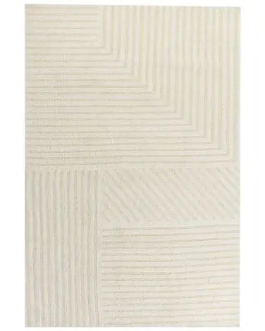 Alfombra ABEGUM Beige 200 x 300 cm Lana - Accesorios decorativos