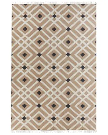 Alfombra ESENCIK Beige 200 x 300 cm Yute - Accesorios decorativos