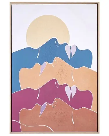 Canvas FASANO Feminine Motif 63 x 93 cm Multicolour - Home Accessories