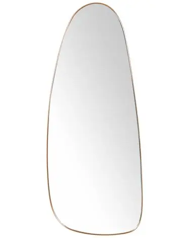 Wall Mirror CERGY 39 cm 95 cm Metal Gold - Home Accessories