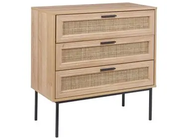 3 Drawer Chest PASCO Light Brown - Living Room