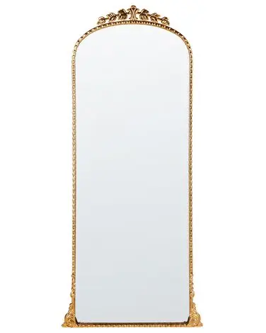 Wall Mirror LIVRY 51 cm 114 cm Metal Gold - Home Accessories
