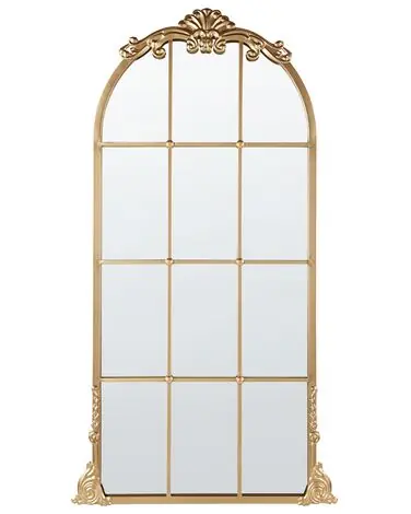 Wall Mirror NOIDAN 66 cm 124 cm Metal Gold - Home Accessories