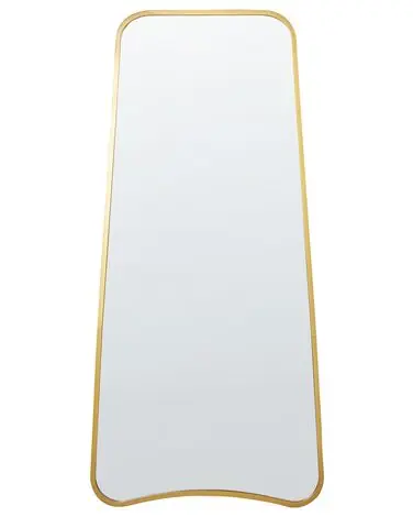 Wall Mirror LEVET 58 cm 122 cm Metal Gold - Home Accessories