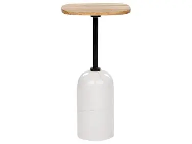 Mesa auxiliar OASIS Metal Blanco - Sala de estar