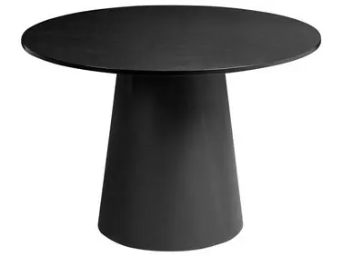 Mesa de comedor OYEN Negro 120 cm 120 cm