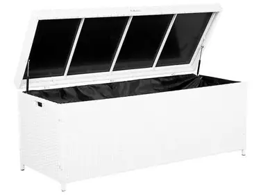 Arcón MODENA 158 cm 63 cm Blanco - Jardín y balcón