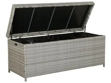 Arcón MODENA 158 cm 63 cm Gris - Jardín y balcón