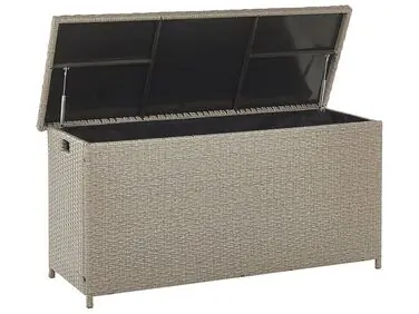 Arcón MODENA 126 cm 46 cm Gris pardo - Jardín y balcón