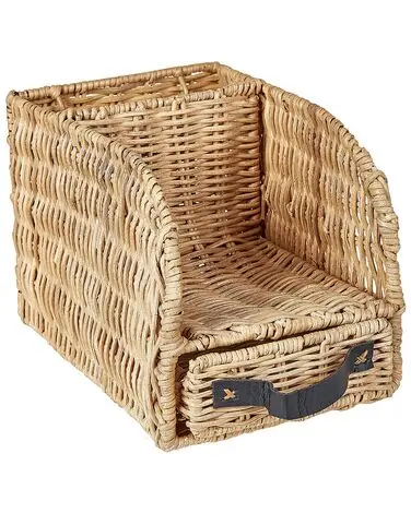 Organizador de papeles MALPELO Ratán Natural - Accesorios decorativos