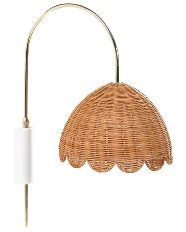 Wall Lamp VALUKKAI Natural Rattan - Home Accessories