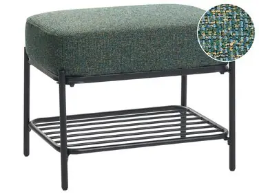Shoe Bench TRUCKEE Fabric Multicolour - Bedroom