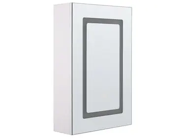 Armario con espejo de pared para baño LED CONDOR 40 cm 60 cm Blanco