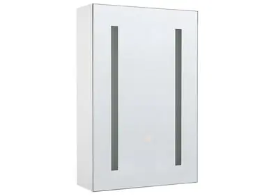Armario con espejo de pared para baño LED CAMERON 40 cm 60 cm Blanco