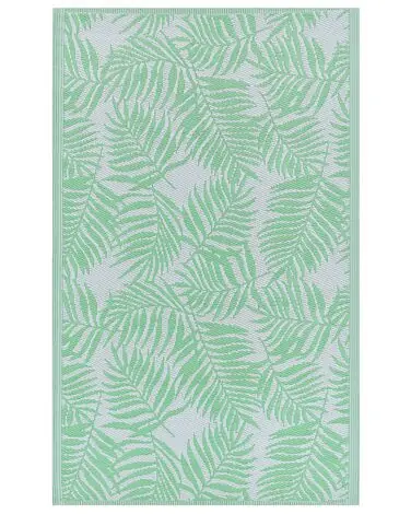 Alfombra verde claro/blanco 120 x 180 cm KOTA - Sala de estar