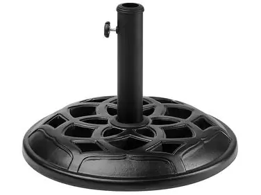 Concrete Parasol Base ⌀ 50 cm Black CETO - Garden & Balcony