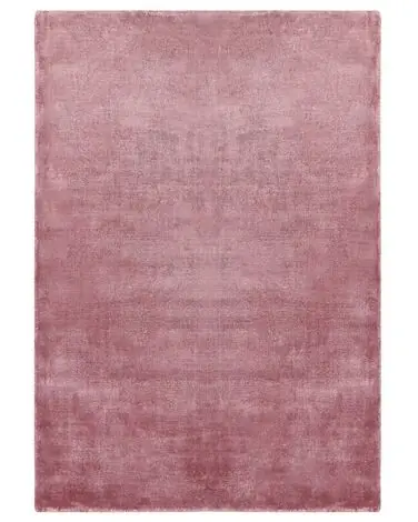 Alfombra de viscosa rosa 160 x 230 cm GESI II - Sala de estar
