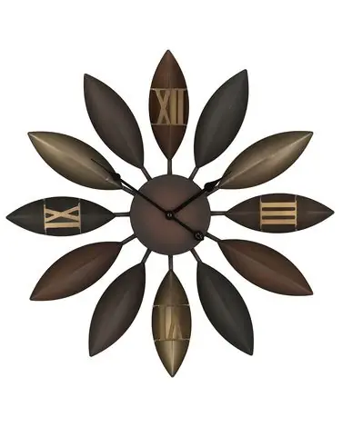 Reloj de pared BEINWIL 55 cm Metal Marrón - Accesorios decorativos