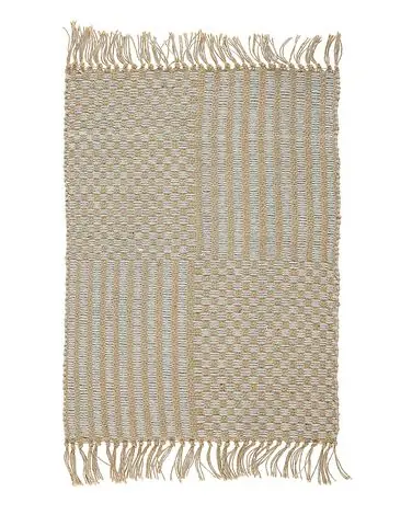 Alfombra ADABAG Beige 50 x 80 cm Yute - Accesorios decorativos