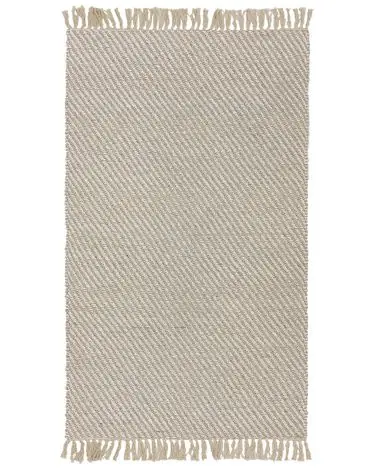 Alfombra ALADAG Beige 80 x 150 cm Yute - Accesorios decorativos