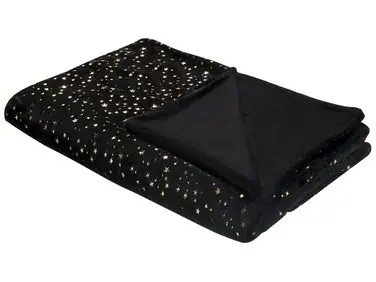 Blanket ALAZEYA 150 x 200 cm Black - Home Accessories