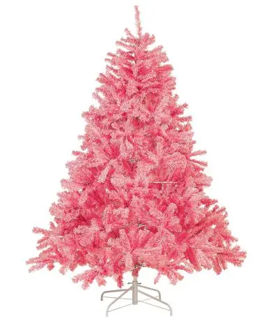 Artificial Christmas Tree FARNHAM 180 cm Pink
