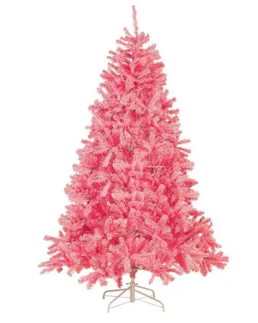 Artificial Christmas Tree FARNHAM 210 cm Pink