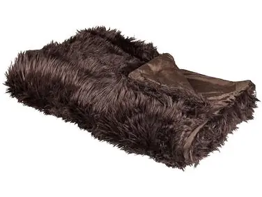 Bedspread DELICE 150 x 200 cm Brown - Home Accessories